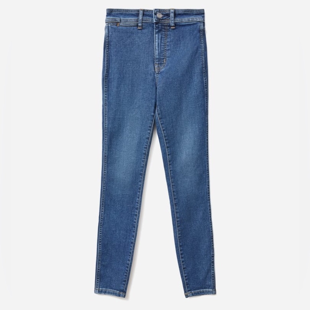 SZ 30 Everlane way-high clean front skin jean vintage blue